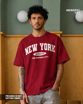 New York Brooklyn” Oversized Graphic T-Shirt