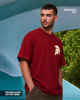 Spartan Crest Minimal Oversized T-Shirt