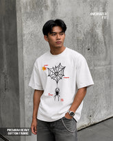 Trapped Spider Web Regular T-Shirt - Classic White