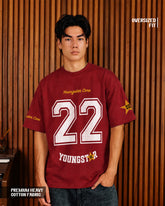 Retro Varsity “22Youngster Core” Oversized T-Shirt