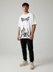 SELEKT Flame Street Oversized T-Shirt