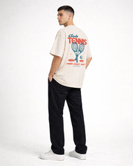 Smash. Sweat. Repeat. Oversized T-Shirt – Off White