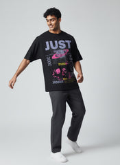 JUST Cosmic Street Graphic Oversized T-Shirt