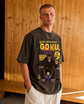 The Incredible Goku Vintage Acid Wash Oversized T-Shirt