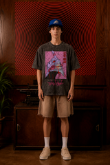 EVA Unit-01 Acid Wash Oversized T-Shirt