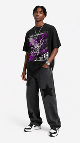Rebel Angel Graphic Oversized T-Shirt