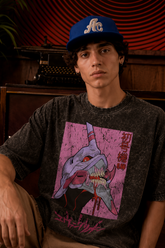 EVA Unit-01 Acid Wash Oversized T-Shirt