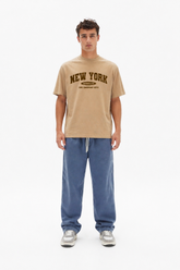 Urban New York Oversized Graphic T-Shirt – Black
