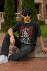 Deku Hero Mode Acid Wash Oversized T-Shirt