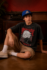 Mikey Tokyo Revengers Acid Wash Oversized T-Shirt