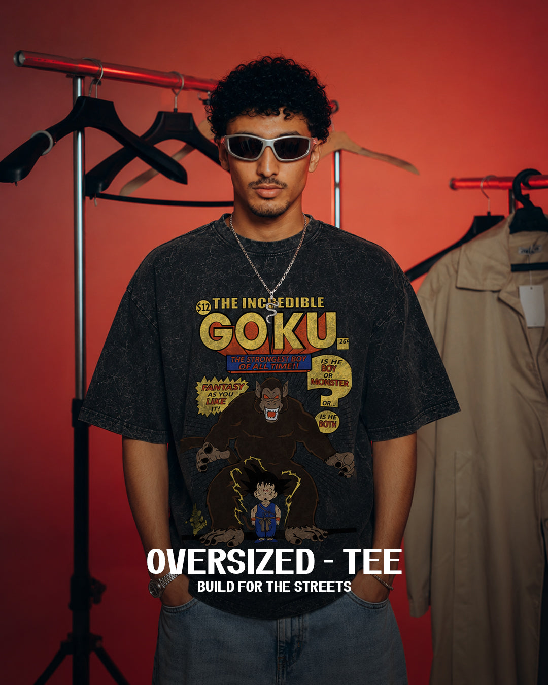 “Premium oversized streetwear t-shirt featuring a relaxed fit, heavyweight cotton fabric, and modern graphic design styled for everyday casual fashion.”