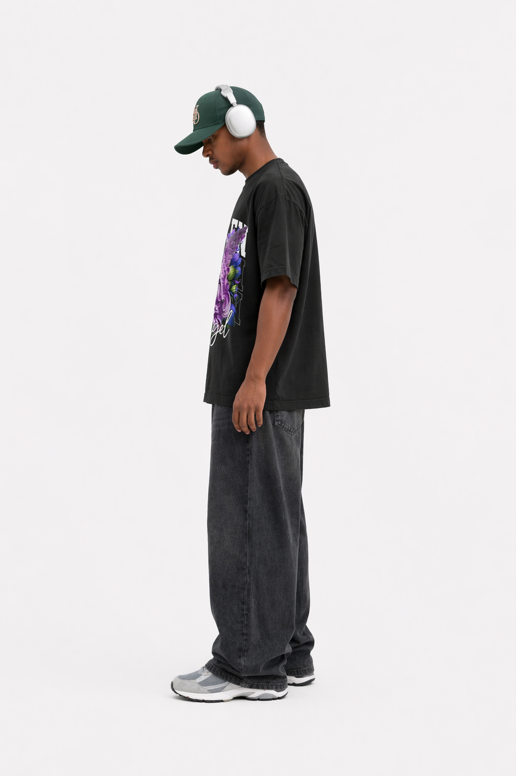 Urban Angel Graphic Oversized T-Shirt