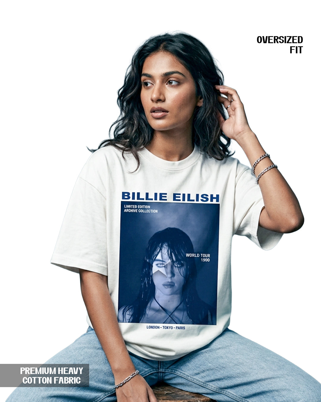 Billie Eilish Archive Graphic Oversized T-Shirt