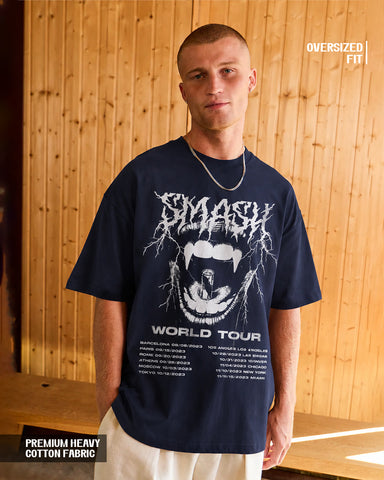 SMASH World Tour Oversized Graphic T-Shirt