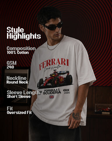 Formula Racing Heritage Graphic T-Shirt - Classic White
