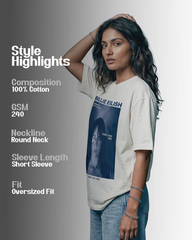 Billie Eilish Archive Graphic Oversized T-Shirt