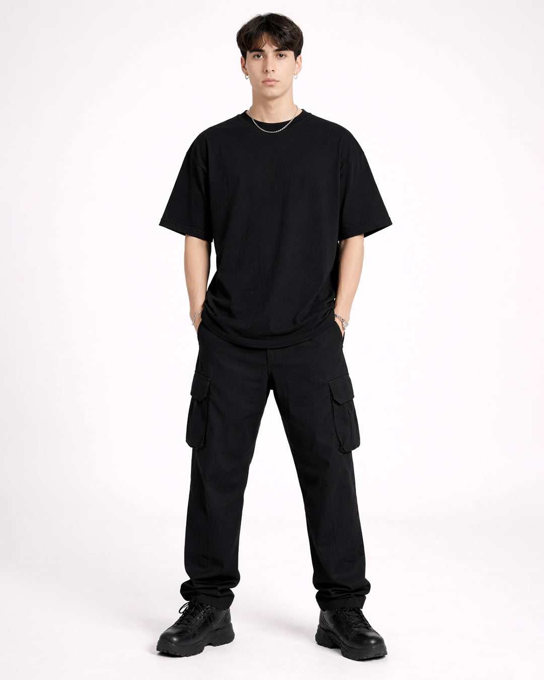 Wounds That Remember Mercy Oversized T-Shirt – Black