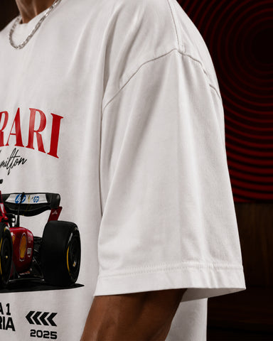 Formula Racing Heritage Graphic T-Shirt - Classic White