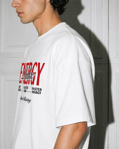 Energy Pulse Oversized Heavyweight Cotton T-Shirt – Graphic Print | Unisex