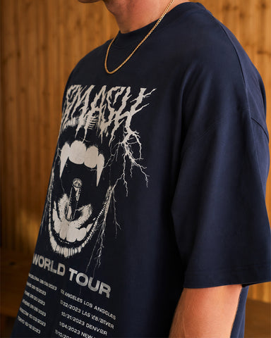 SMASH World Tour Oversized Graphic T-Shirt