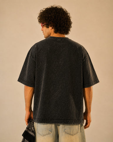 My Hero Academia Izuku Midoriya Acid Wash Oversized T-Shirt – Premium Heavyweight Cotton