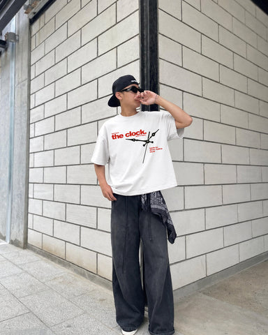 Track Ready Regular Graphic T-Shirt - Classic White