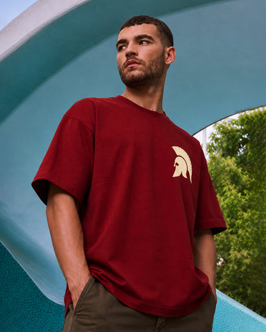Spartan Crest Minimal Oversized T-Shirt