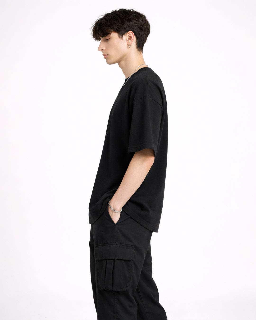 Wounds That Remember Mercy Oversized T-Shirt – Black