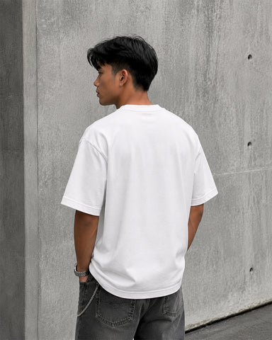 Trapped Spider Web Regular T-Shirt - Classic White