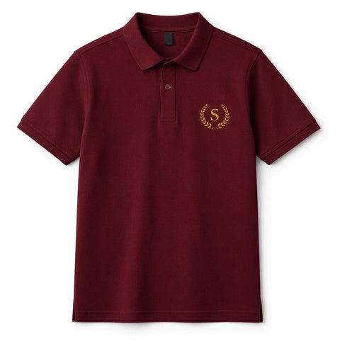 Burgundy Polo T-shirt