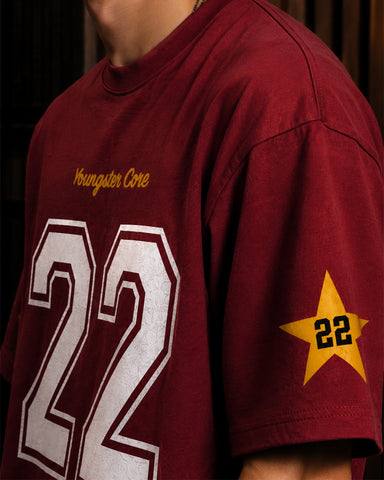 Retro Varsity “22Youngster Core” Oversized T-Shirt