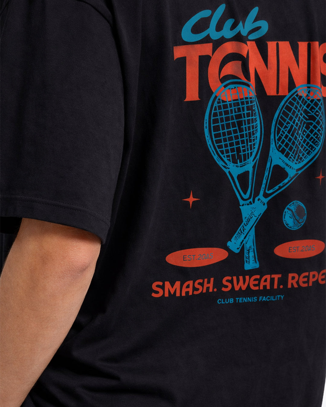 Smash. Sweat. Repeat. Oversized T-Shirt – Off White