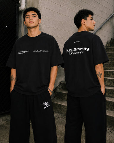 Society Club Premium Heavyweight T-Shirt - Classic Black