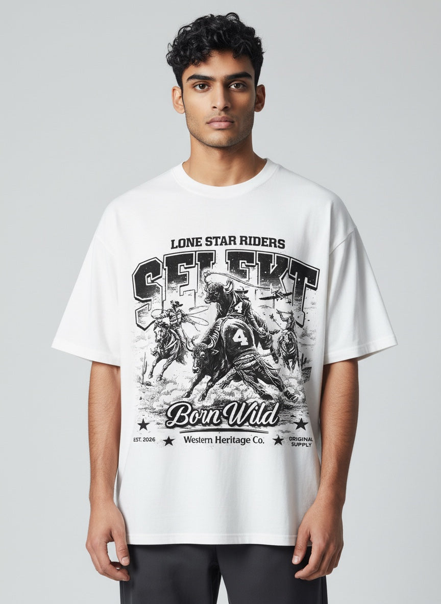 SELEKT Born Wild Rodeo Graphic Street T-Shirt