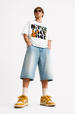 Never Look Back – Graphic Statement Tee