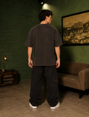 Kenpachi Division 11 Acid Wash Oversized T-Shirt