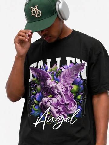 Urban Angel Graphic Oversized T-Shirt