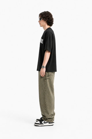 Urban New York Oversized Graphic T-Shirt – Black
