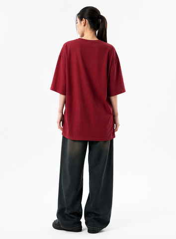 Divine Aura Graphic Oversized T-Shirt