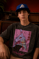 EVA Unit-01 Acid Wash Oversized T-Shirt
