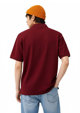 Burgundy Polo T-shirt