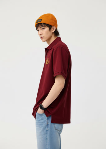 Burgundy Polo T-shirt