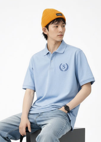 Sky Blue Polo T-shirt