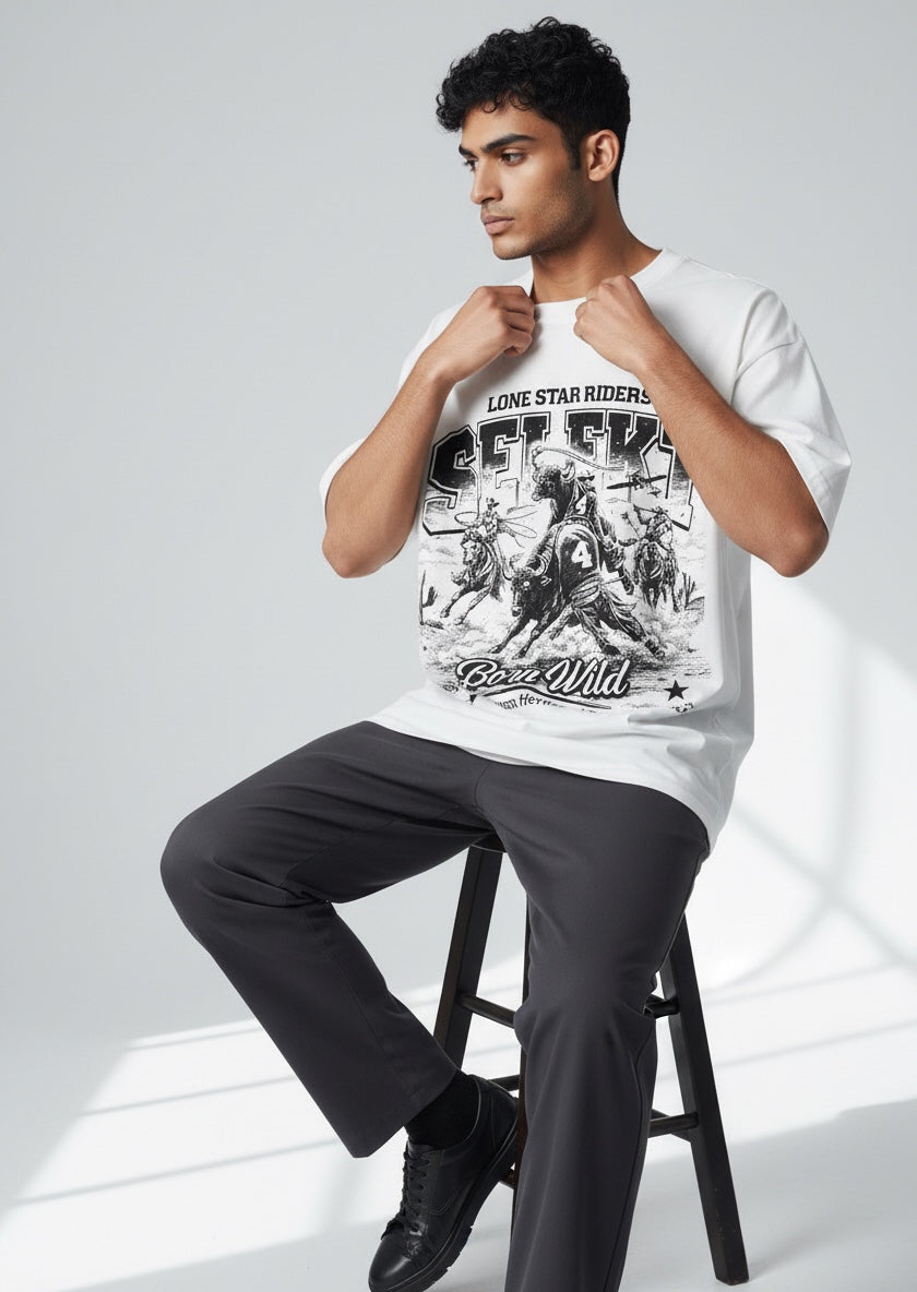 SELEKT Born Wild Rodeo Graphic Street T-Shirt