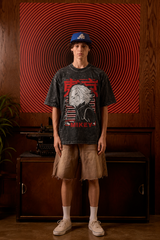 Mikey Tokyo Revengers Acid Wash Oversized T-Shirt