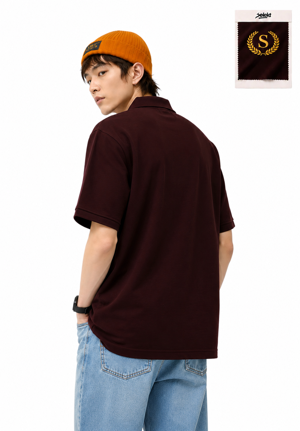 Dark Wine Polo T-shirt