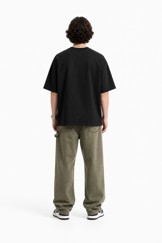 Urban New York Oversized Graphic T-Shirt – Black