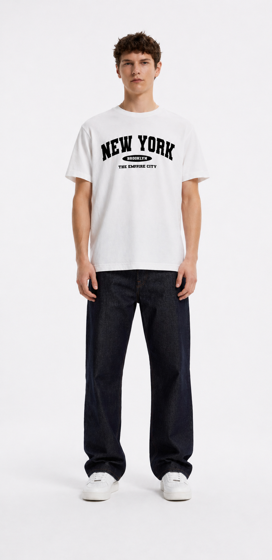 Urban New York Oversized Graphic T-Shirt – Black