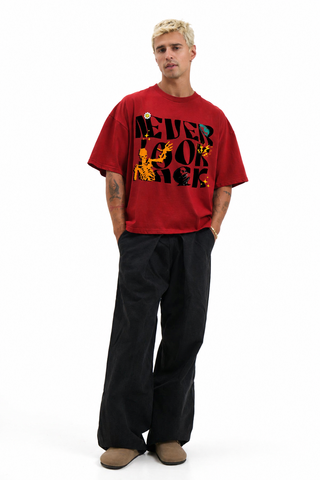 Never Look Back – Graphic Statement Tee
