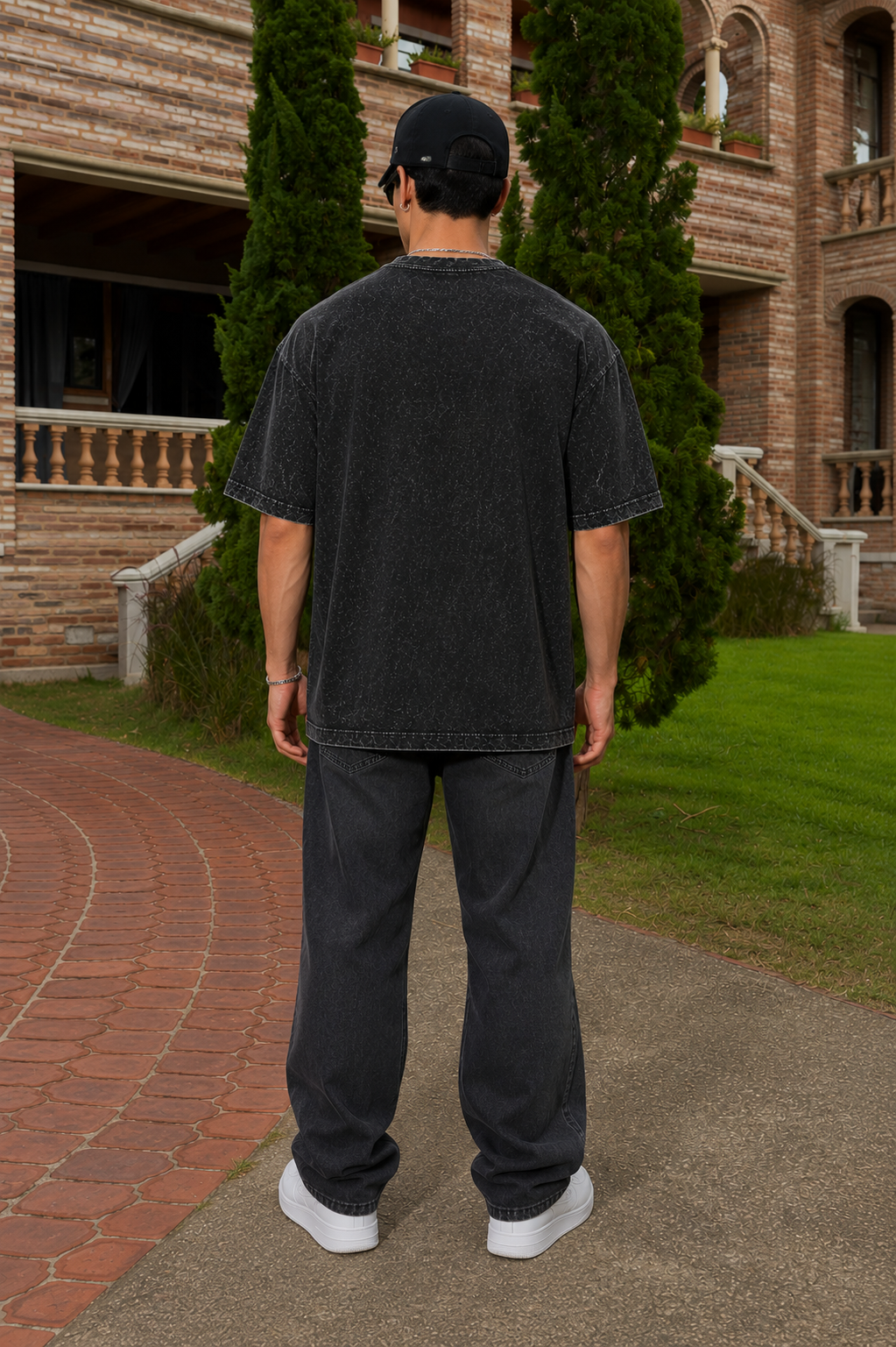Deku Hero Mode Acid Wash Oversized T-Shirt